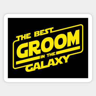 The Best Groom In The Galaxy Sticker